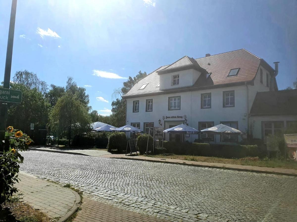 Ferienwohnung Landgasthof Alter Krug Potsdam OT Marquardt Exterior foto